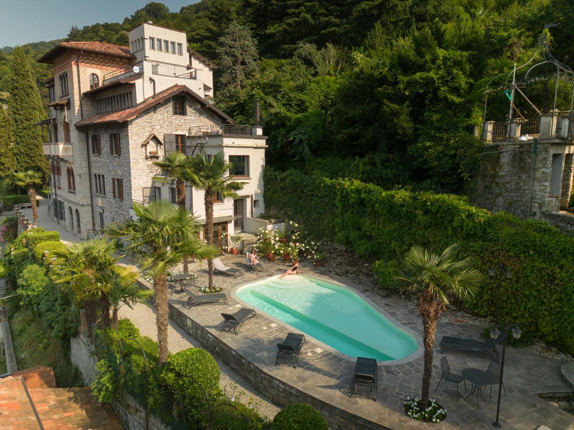 La Villa Regia Torno Bagian luar foto